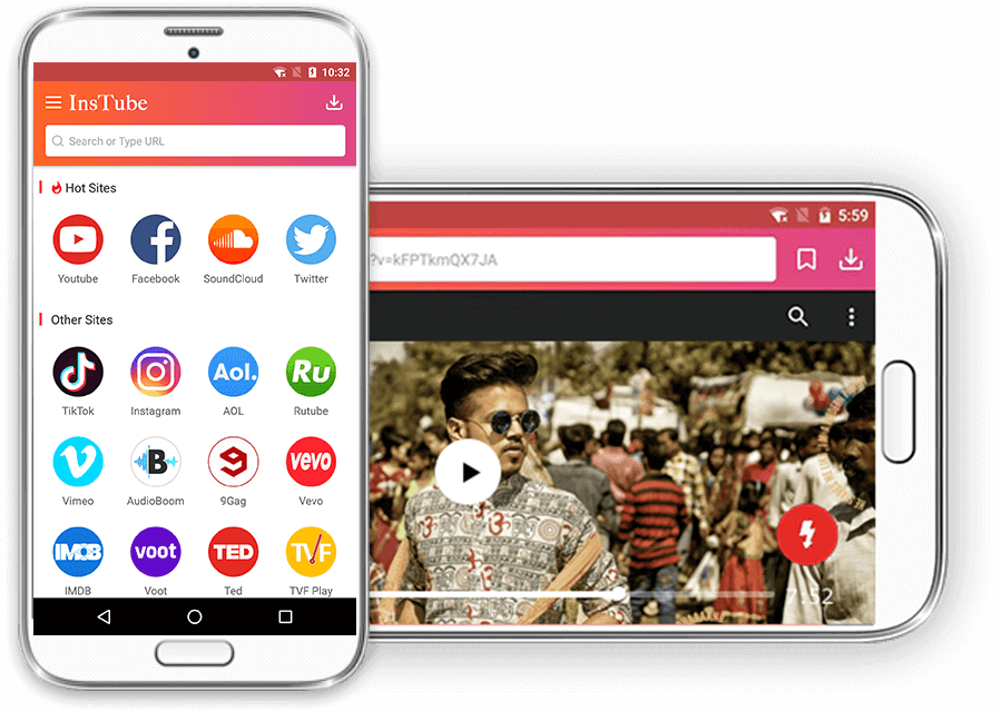 InsTube video downloader app